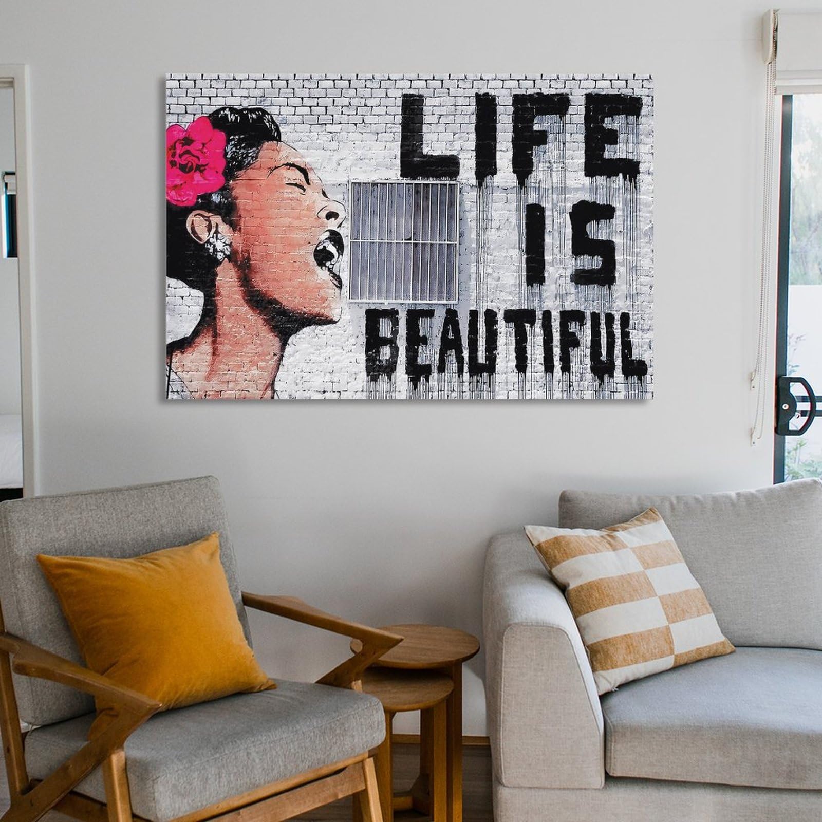 額装品/ThugForLifeBunny/バンクシー/ポスター/インテリア/貴重 The Art of Banksy/サグ フォー ライフ バニー/Thug For Life